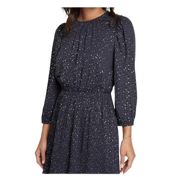 Current Air Anthropologie Navy Star Dress - Picture 2 of 10